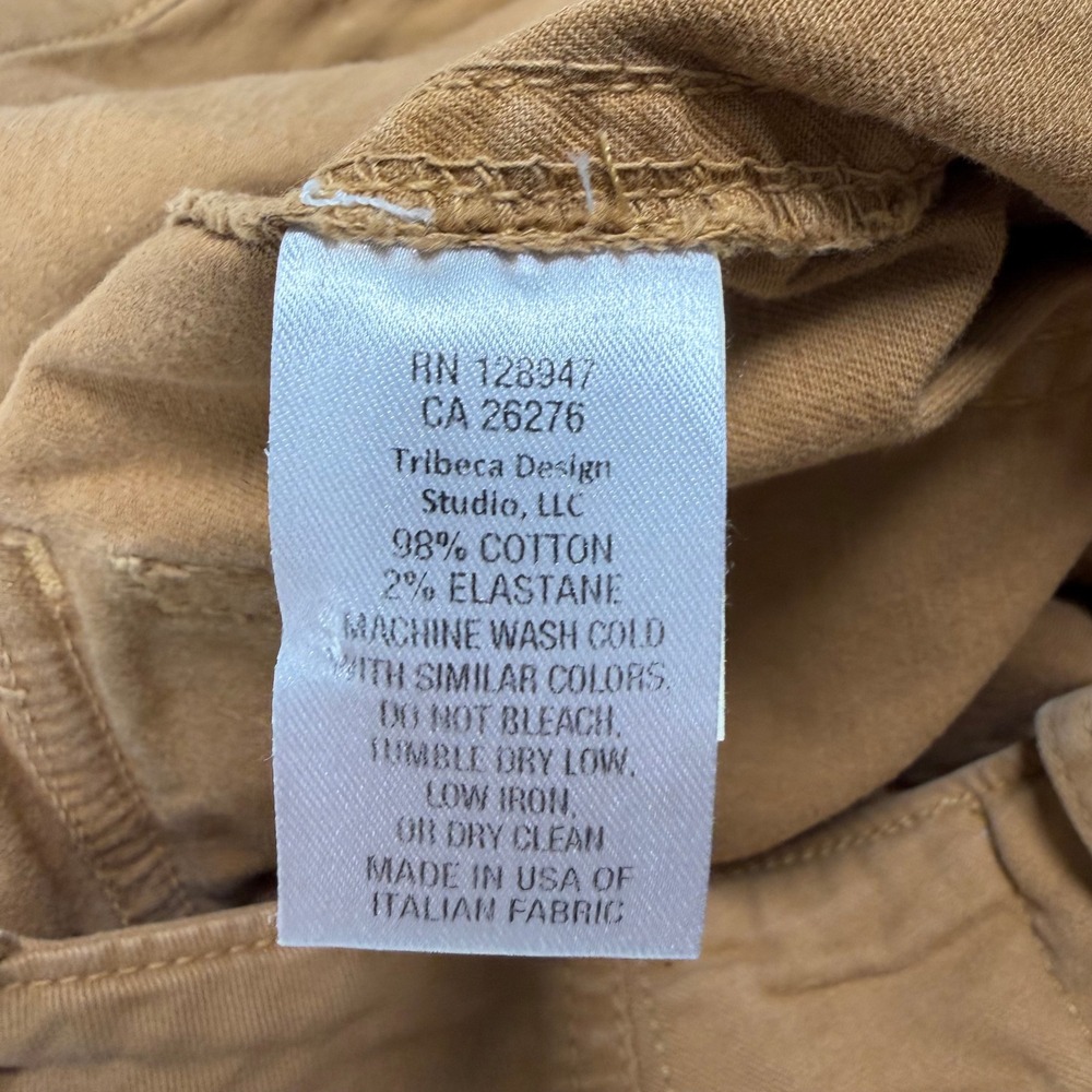 Nili Lotan French Military Pants Women 0 Brown Cargo Jogger Crop Gorpcore Zip - Picture 9 of 10